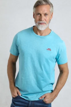 Weird Fish T-Shirts|Fished Organic Cotton Branded T-Shirt Sky Blue