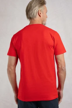 Weird Fish T-Shirts|Fished Organic Cotton Branded T-Shirt Retro Red