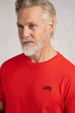 Weird Fish T-Shirts|Fished Organic Cotton Branded T-Shirt Retro Red