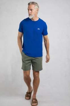 Weird Fish T-Shirts|Fished Organic Cotton Branded T-Shirt Cobalt Blue