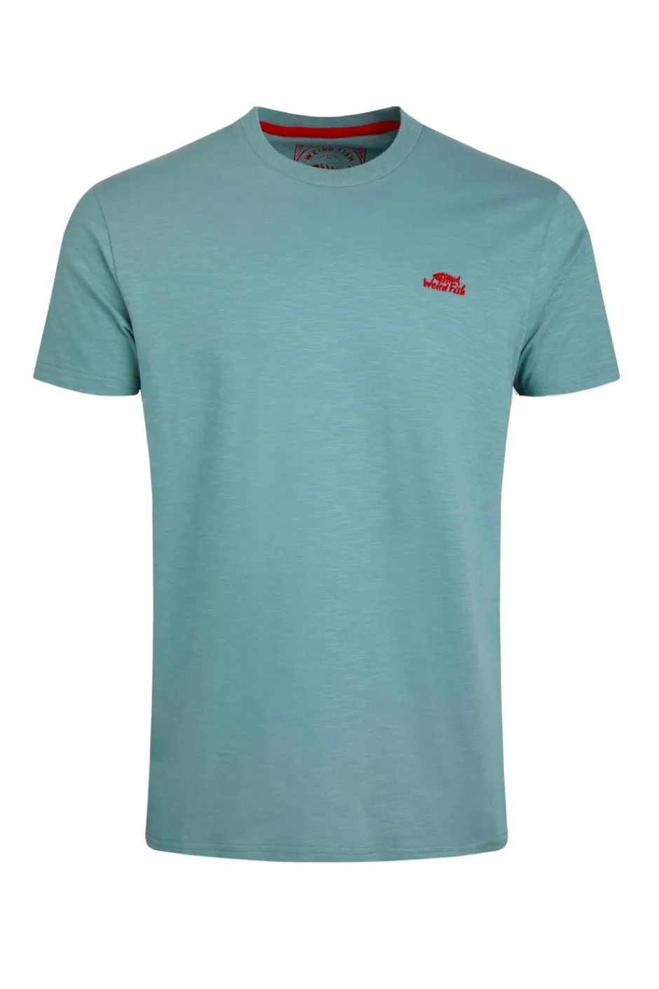 Weird Fish T-Shirts|Fished Organic Cotton Branded T-Shirt Mineral Blue