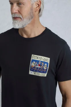 Weird Fish T-Shirts|Fleetwood Quack Back Print Artist T-Shirt Navy