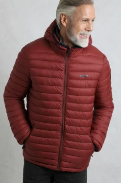 Weird Fish Coats, Jackets And Gilets|Flete Lightweight Showerproof Padded Jacket Foxberry