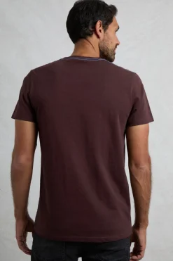 Weird Fish T-Shirts|Foothills Organic Cotton Front Print T-Shirt Mulled Wine