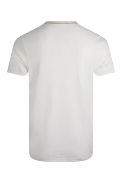 Weird Fish T-Shirts|Foothills Organic Cotton Front Print T-Shirt Dusty White