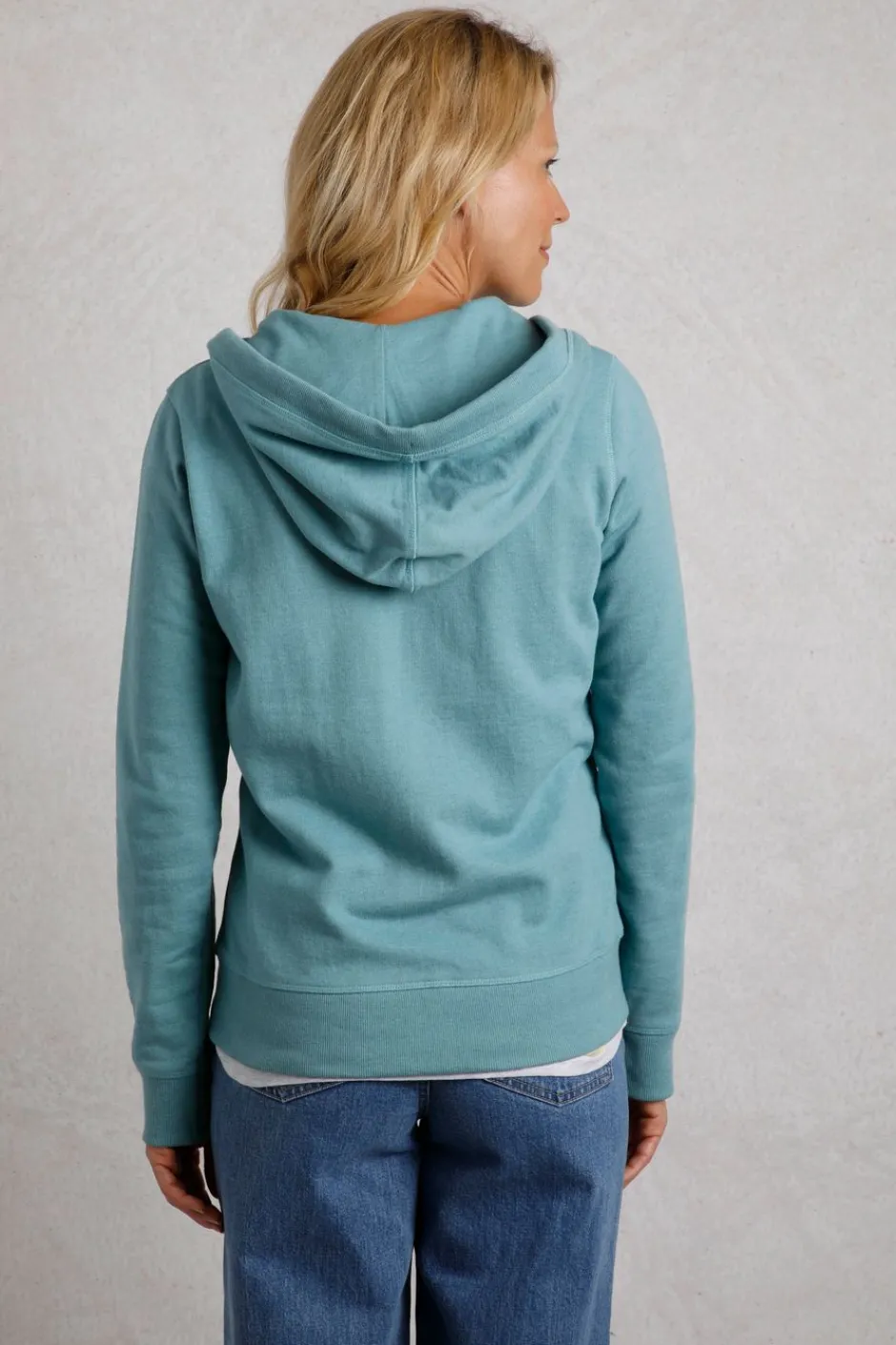 Weird Fish Sweatshirts & Hoodies|Franchises Dog Print Eco Graphic Full Zip Hoodie Mineral Blue