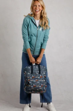 Weird Fish Sweatshirts & Hoodies|Franchises Dog Print Eco Graphic Full Zip Hoodie Mineral Blue