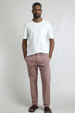 Weird Fish Trousers & Jeans|Freddie Super Soft Chino Trousers Dusty Rose