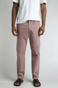 Weird Fish Trousers & Jeans|Freddie Super Soft Chino Trousers Dusty Rose