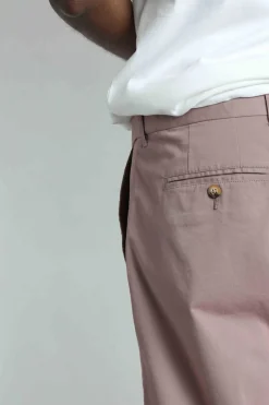 Weird Fish Trousers & Jeans|Freddie Super Soft Chino Trousers Dusty Rose