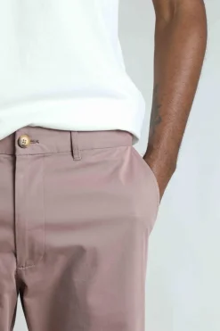 Weird Fish Trousers & Jeans|Freddie Super Soft Chino Trousers Dusty Rose