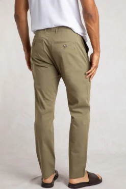Weird Fish Trousers & Jeans|Freddie Super Soft Chino Trousers Burnt Olive