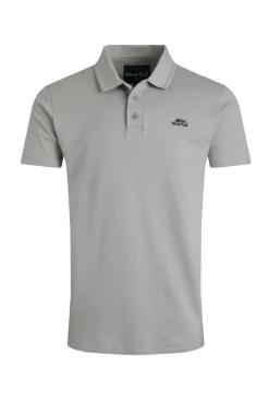 Weird Fish Polo & Rugby Shirts|Giles Pique Polo Shirt Limestone