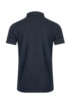 Weird Fish Polo & Rugby Shirts|Giles Pique Polo Shirt Navy