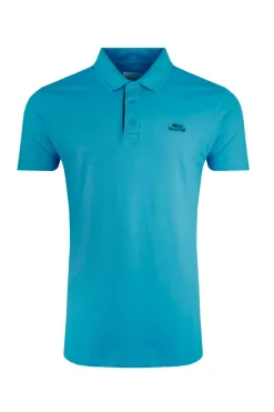 Weird Fish Polo & Rugby Shirts|Giles Pique Polo Shirt Vivid Blue