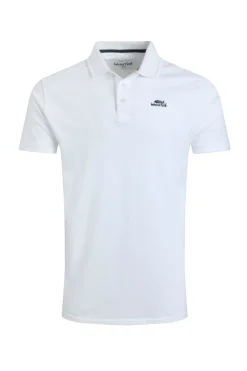Weird Fish Polo & Rugby Shirts|Giles Pique Polo Shirt White
