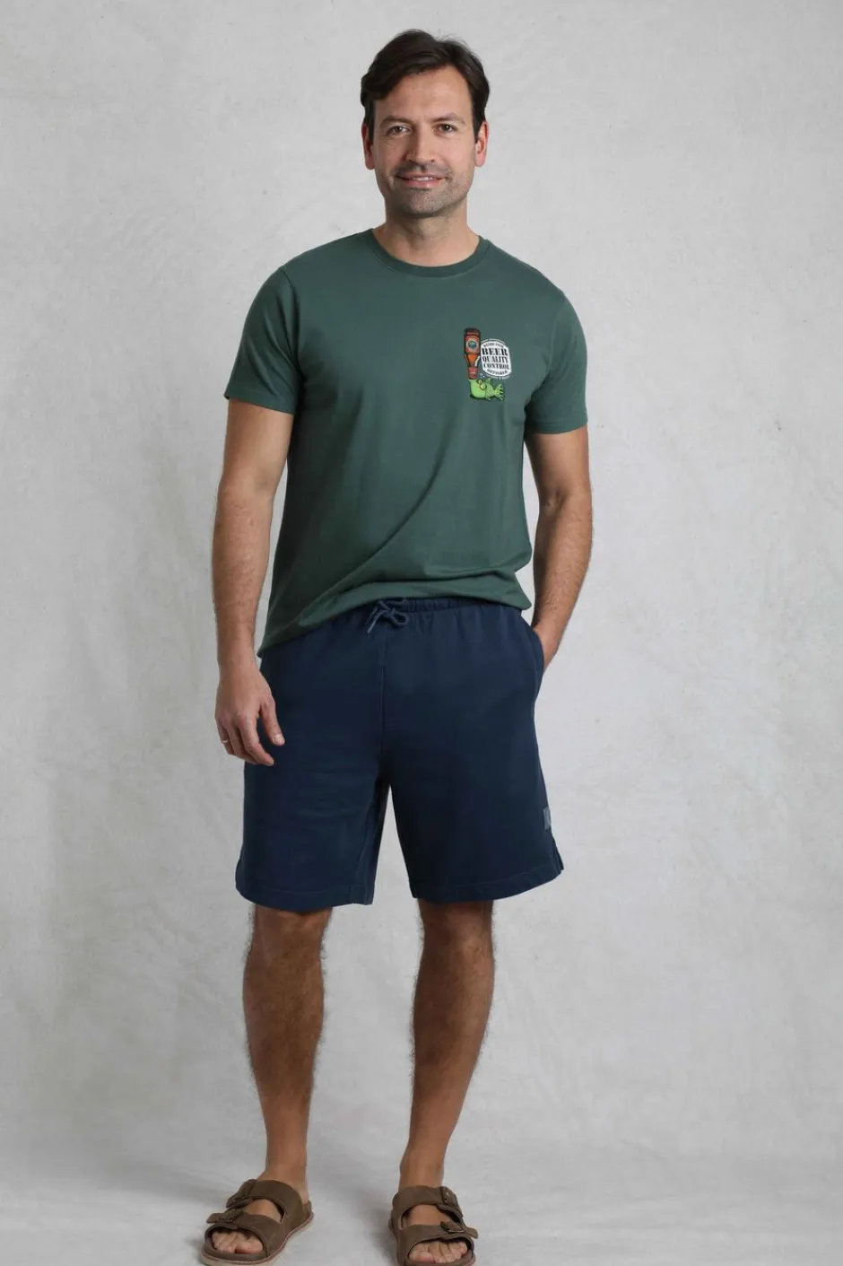 Weird Fish Shorts|Hamilton Sunwashed Sweatshirt Shorts Navy