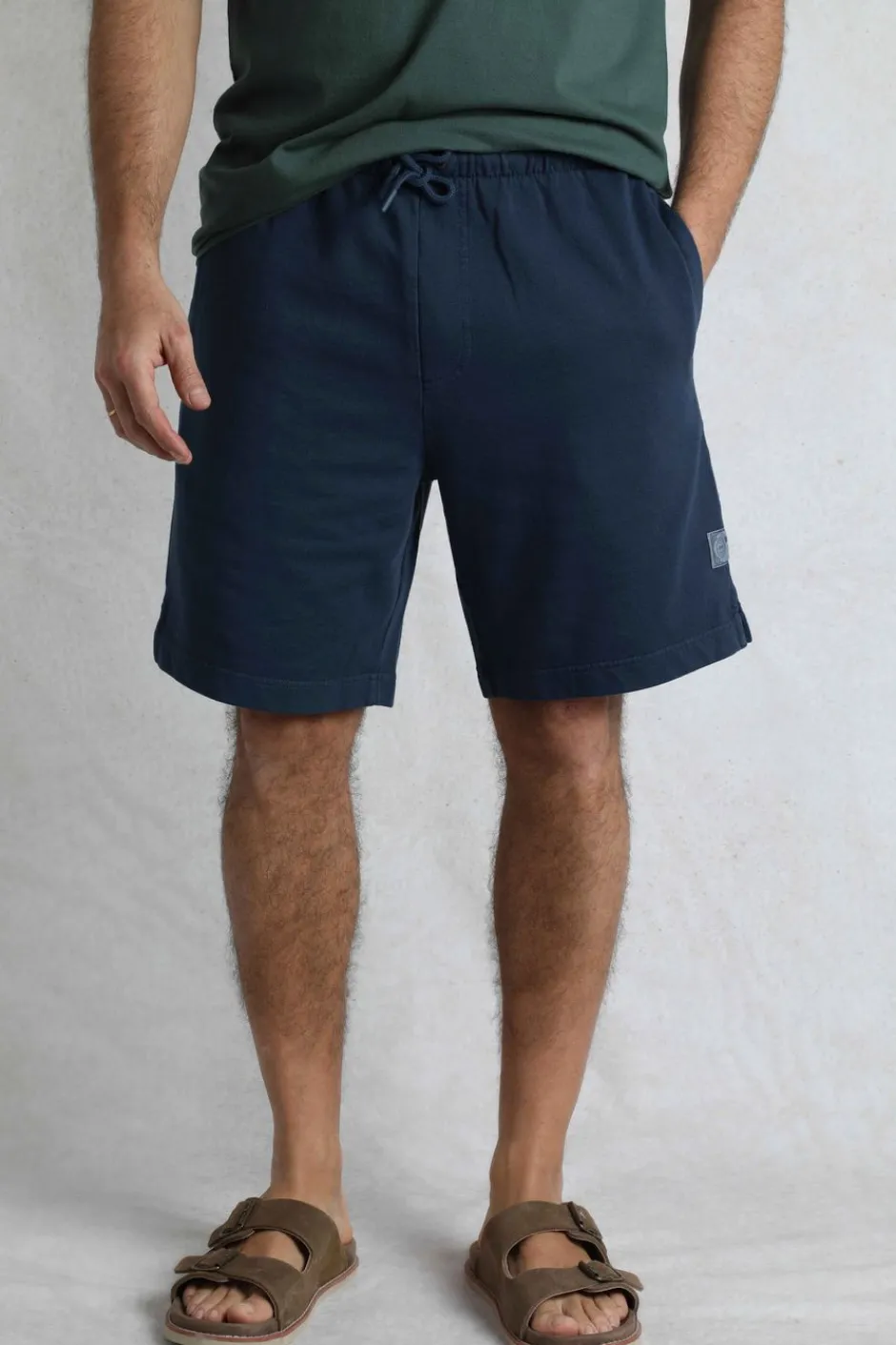 Weird Fish Shorts|Hamilton Sunwashed Sweatshirt Shorts Navy