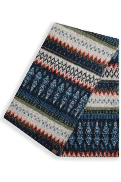 Weird Fish Socks & Tights|Socks & Tights|Heathfield Fair Isle Scarf Navy