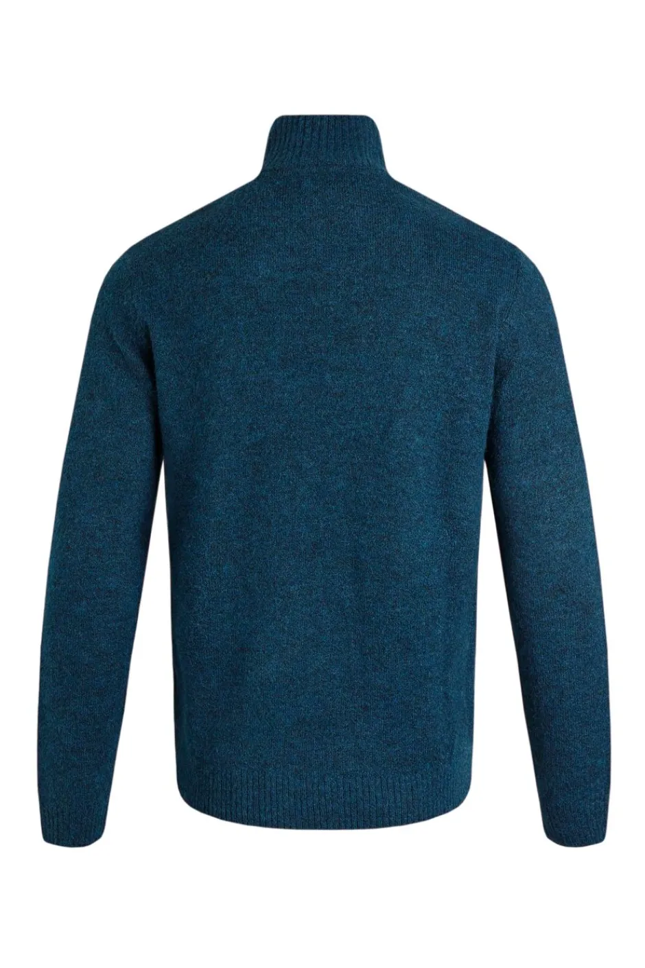 Weird Fish Jumpers & Knitwear|Helmsdale Eco 1/4 Zip Jumper Petrol Blue