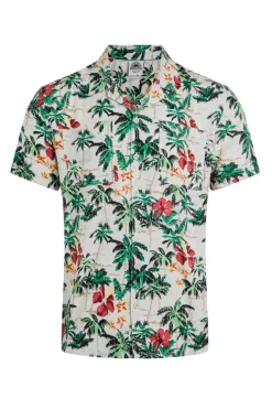 Weird Fish Shirts|Holborn Eco Viscose Hawaiian Shirt Peapod