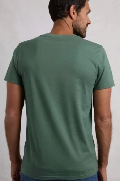 Weird Fish T-Shirts|Hooked Branded T-Shirt Dusky Green