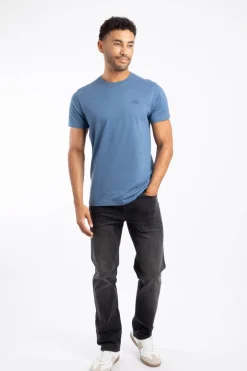 Weird Fish T-Shirts|Hooked Branded T-Shirt Mid Blue