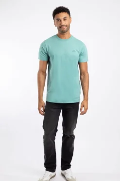 Weird Fish T-Shirts|Hooked Branded T-Shirt Mineral Blue