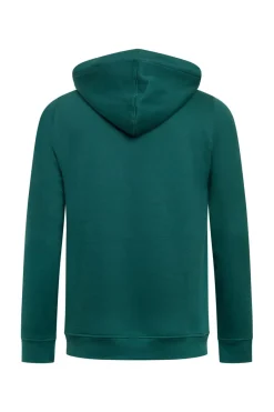Weird Fish Sweatshirts & Hoodies|Hugo Eco Branded Popover Hoodie Forest Green