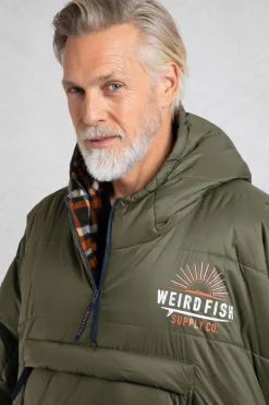 Weird Fish Swimwear & Changing Robes|Swimwear|Indiana Showerproof Blanket Robe Fir Green