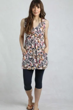 Weird Fish Tunics|Tops & T-Shirts|Indus Printed Jersey Tunic Pink