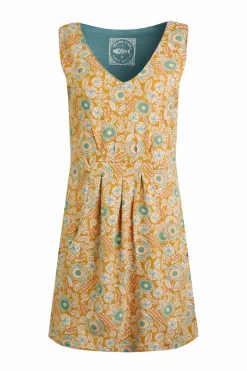 Weird Fish Tunics|Tops & T-Shirts|Indus Printed Jersey Tunic Deep Amber