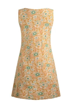 Weird Fish Tunics|Tops & T-Shirts|Indus Printed Jersey Tunic Deep Amber