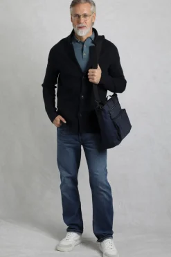 Weird Fish Caps & Scarves|Scarves & Caps|Irving Commuter Messenger Bag Navy