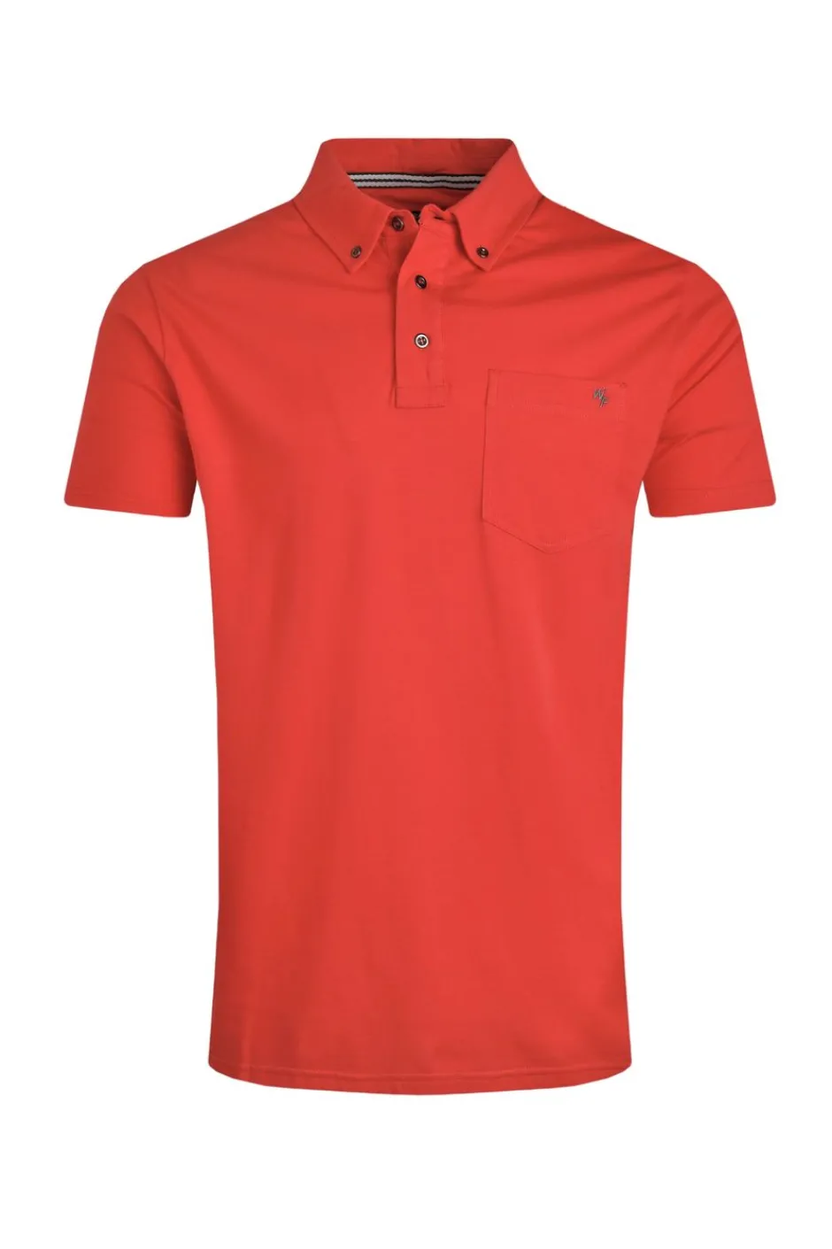 Weird Fish Polo & Rugby Shirts|Jeremy Button Down Jersey Polo Shirt Radical Red