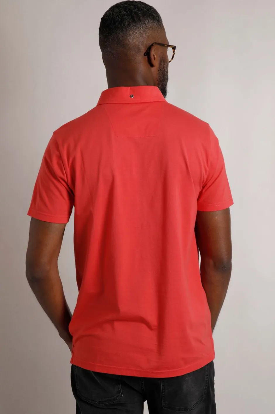 Weird Fish Polo & Rugby Shirts|Jeremy Button Down Jersey Polo Shirt Radical Red