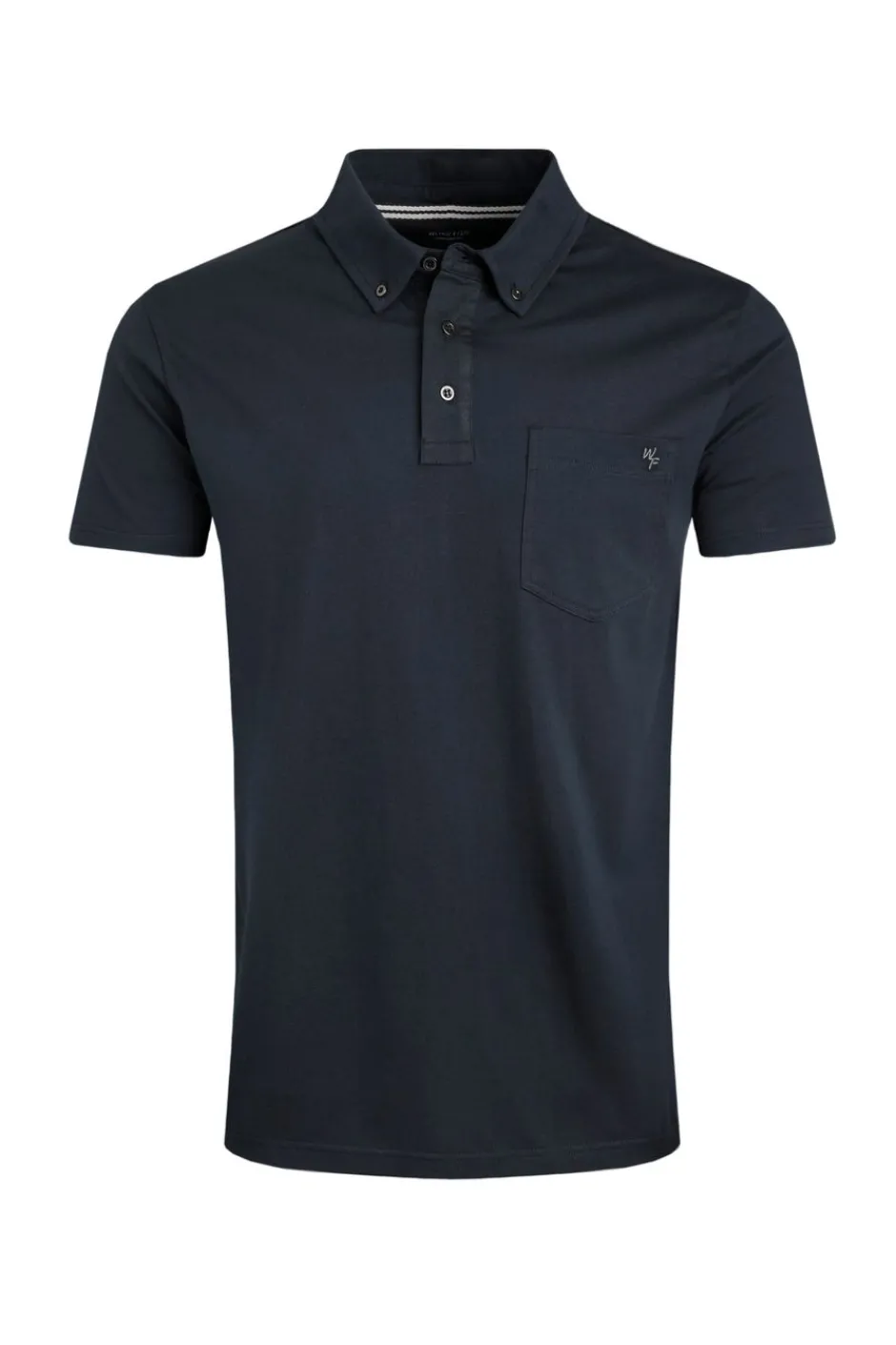 Weird Fish Polo & Rugby Shirts|Jeremy Button Down Jersey Polo Shirt Navy