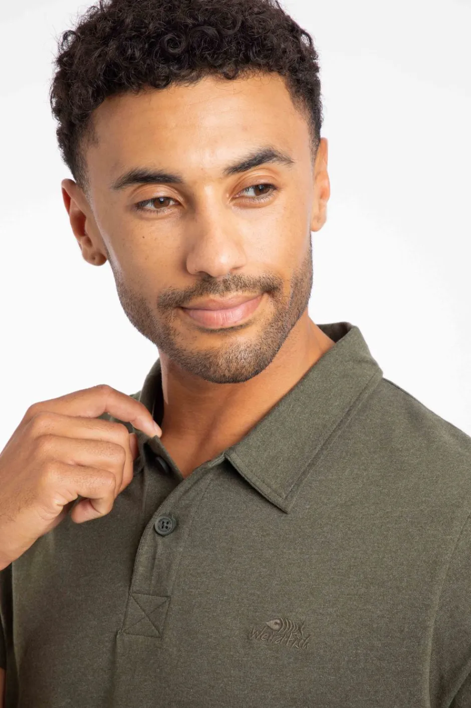 Weird Fish Polo & Rugby Shirts|Jetstream Branded Polo Dark Olive