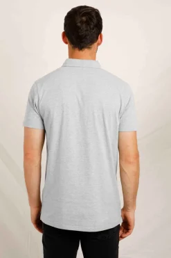 Weird Fish Polo & Rugby Shirts|Jetstream Polo Shirt Grey Marl