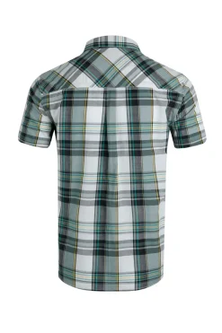 Weird Fish Shirts|Judd Organic Cotton Short Sleeve Check Shirt Dusty White