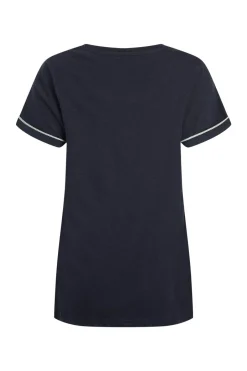 Weird Fish Tunics|Tops & T-Shirts|Kaya Organic Cotton Outfitter T-Shirt Navy