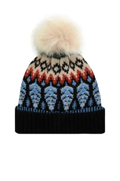 Weird Fish Socks & Tights|Socks & Tights|Keara Eco Fair Isle Bobble Hat Midnight