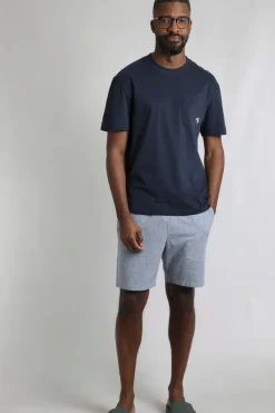 Weird Fish T-Shirts|Keaton Organic Cotton Super Soft Pocket T-Shirt Navy