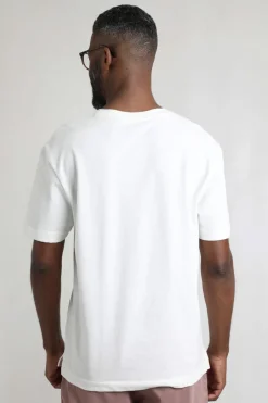 Weird Fish T-Shirts|Keaton Organic Cotton Super Soft Pocket T-Shirt Light Cream