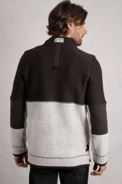 Weird Fish Sweatshirts & Hoodies|Kielder Eco 1/4 Zip Special Edition Macaroni Coffee