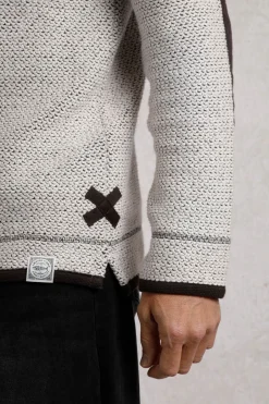 Weird Fish Sweatshirts & Hoodies|Kielder Eco 1/4 Zip Special Edition Macaroni Coffee