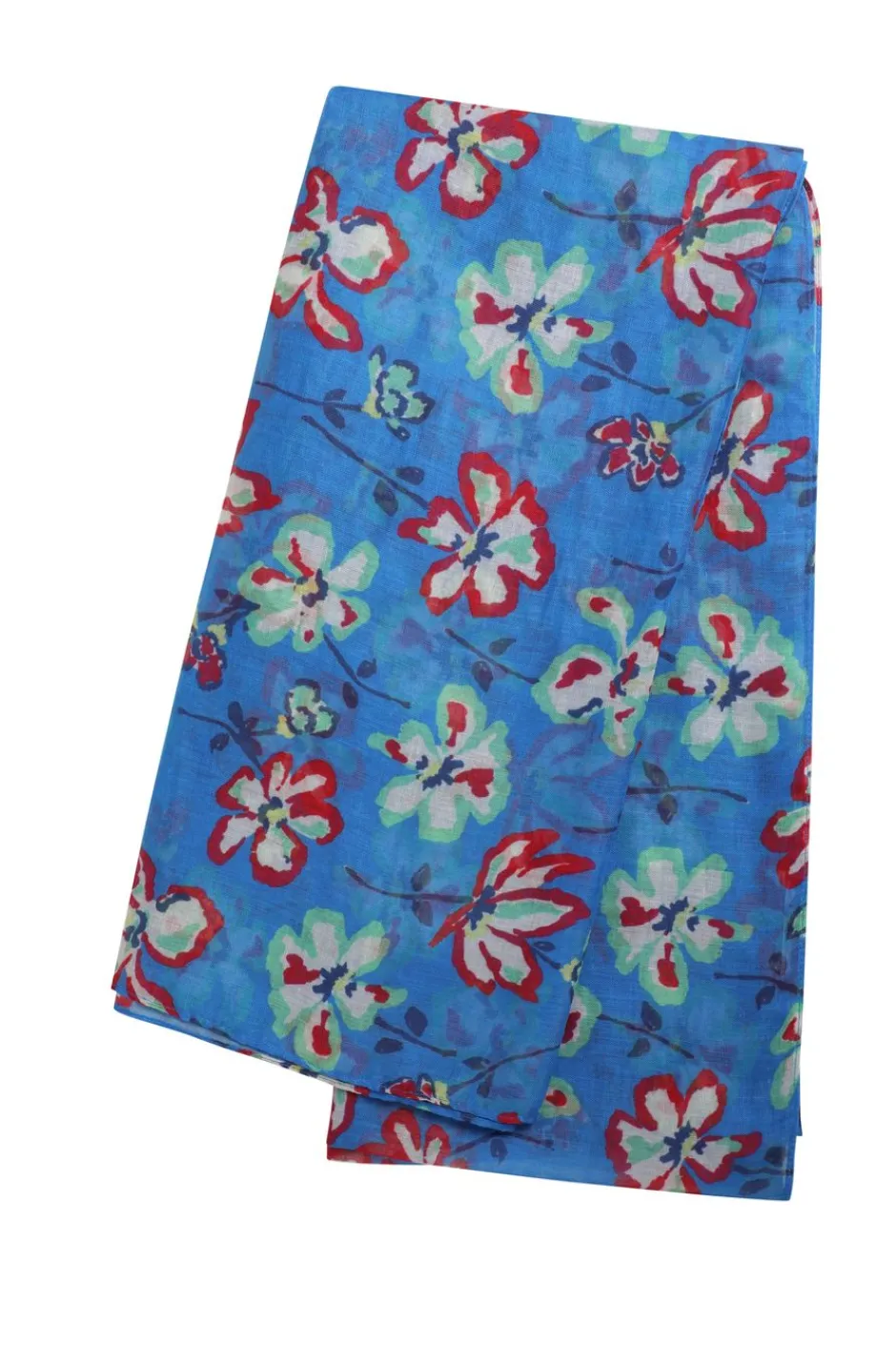 Weird Fish Swimwear & Changing Robes|Swimwear|Kiera Recycled Polyester Sarong Scarf Blue