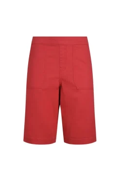 Weird Fish Shorts|Kinnie Flat Front Shorts Crimson
