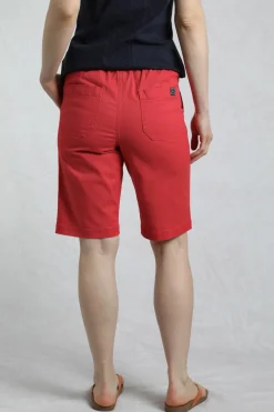 Weird Fish Shorts|Kinnie Flat Front Shorts Crimson