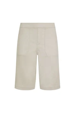 Weird Fish Shorts|Kinnie Flat Front Shorts Stone